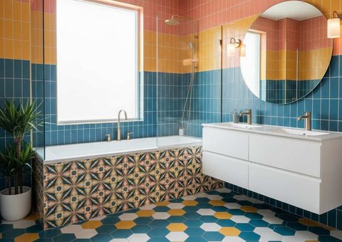 walk-in shower installation in a Houston bathroom