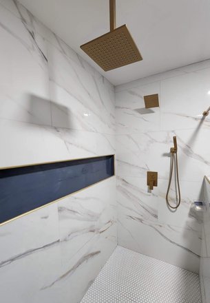 floating bathroom vanity with soft-close drawers