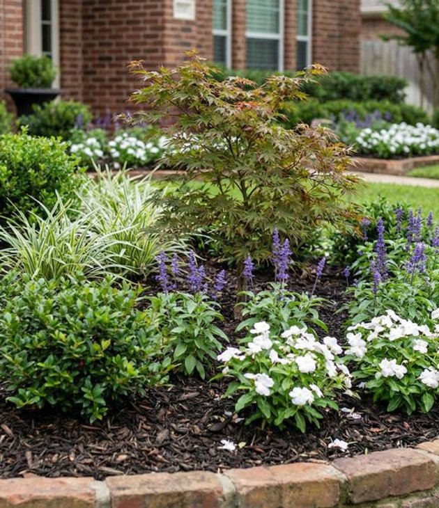 custom landscape design master plan by Saul's Home Improvement in Houston