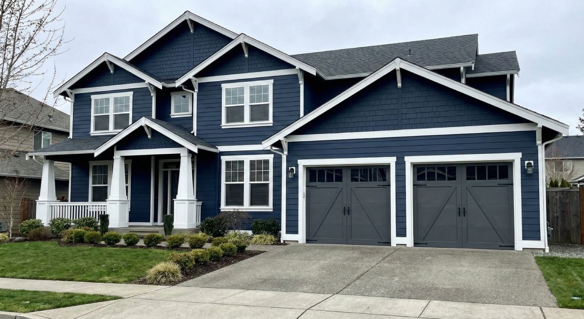 freshly painted home