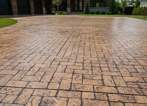 stamped concrete Houston