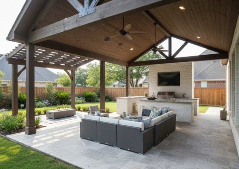 flagstone walkway