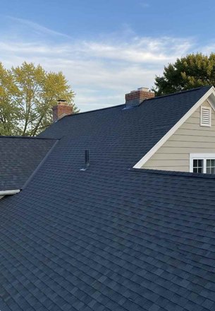 new architectural shingles installed over synthetic underlayment