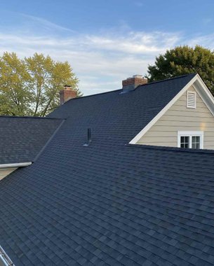 completed roof replacement on a Greater Houston residence