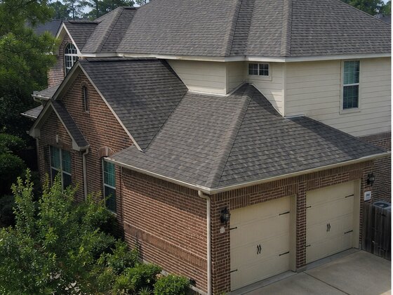 completed dimensional shingle roof replacement in Cinco Ranch Katy TX